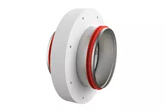 Brandschutzklappe rund kompakt 100 mm Servomotor 230V - E-FDC DD M230 D100