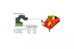 Brandschutzklappe rund 100 mm Endanschluss - E-FDC25 D100RS