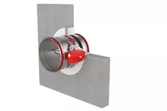 Brandschutzklappe rund 100 mm Servomotor 230V - E-FDC25 D100 M230S