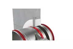 Brandschutzklappe rund 100 mm Servomotor 230V - E-FDC25 D100 M230S