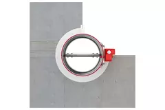 Brandschutzklappe rund 100 mm Servomotor 230V - E-FDC25 D100 M230S