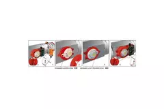 Rauchmelder 24V für runde Brandschutzklappe 125 mm - E-FDC A SSA D125 24