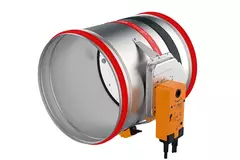 Brandschutzklappe rund 100 mm Servomotor 24V - E-FDC25 D100 M24 S