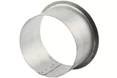 Anschluss für runde Rohre und Ventile Durchmesser 180 mm und Höhe 110 mm