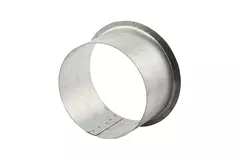 Anschluss für runde Rohre und Ventile Durchmesser 125 mm und Höhe 90 mm