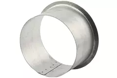 Anschluss für runde Rohre und Ventile Durchmesser 100 mm und Höhe 90 mm