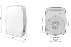Brink Sonair 3.0 Unité de ventilation décentralisée contrôlée par CO2