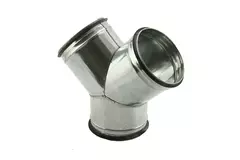 Wickelfalz Hosenstück 45° Ø 200mm - Ø 200mm