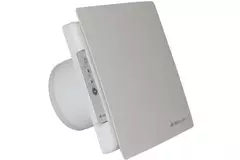 Badlüfter Ø100 mm- weiß mit Timer, Feuchtigkeitssensor und Fernbedienung BTV-ssst Supreme