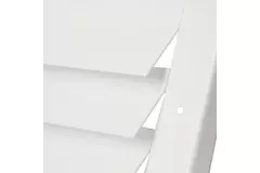 Außenwandgitter für Oberflächenmontage 300mm x 100mm WEISS