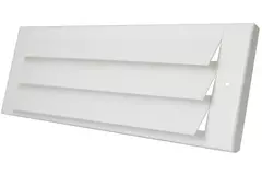 Außenwandgitter für Oberflächenmontage 300mm x 100mm WEISS