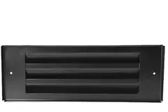 Außenwandgitter für Aufputzmontage 300mm x 100mm SCHWARZ