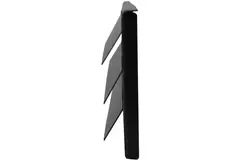 Außenwandgitter für Aufputzmontage 300mm x 100mm SCHWARZ
