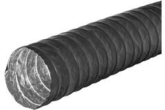 Combidec-Lüftungsschlauch aus Aluminium mit Polyester-Außenschicht BLACK Ø 125 mm (10 Meter)