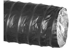 Combidec-Lüftungsschlauch aus Aluminium mit Polyester-Außenschicht BLACK Ø 200 mm (10 Meter)