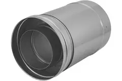 Konzentrischer Durchmesser 80 - 125 mm Gleitstück I316L/I304 (D0,5/0,5) (inkl. Dichtungsgummi Innenrohr)