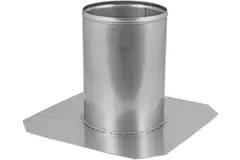 Dachdurchführung für Rohrdurchmesser 80 mm Flachdach INOX