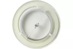 Tellerventil Metall Ø 200 mm RAL 9010 mit Klemmfedern (DVSC200)