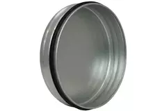 Wickelfalz Enddeckel Ø 150mm für Wickelrohr - Galvanisiert