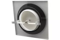 Belüftungsventil Auslass Metall quadratisch Ø125 mm weiß mit Reibungsfedern - DVSQ125