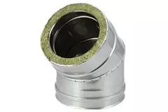 DW Durchmesser 250 mm (250/300) Biegung 45 gr I316L/I304 (D0,5/0,6)