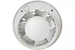 Badlüfter Ø 100 mm Mit Feuchtigkeitssensor und timer Weiß rund - EA100HT