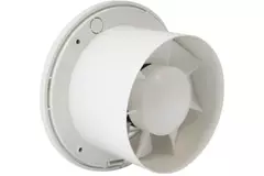 Badlüfter Ø 125 mm Mit Feuchtigkeitssensor und timer Weiß rund - EA125HT