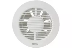 Badlüfter Ø 125 mm Mit Feuchtigkeitssensor und timer Weiß rund - EA125HT