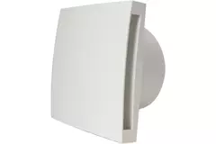 Badlüfter Ø 100 mm Weiß mit timer und Feuchtigkeitssensor - Design EET100HT