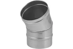 Ofenrohr Ø 550 mm Edelstahl einwandig gebogen 30°