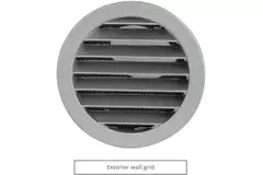 Isolierte Wanddurchführung für natürliche Belüftung Durchmesser 100 mm - SPK2 100