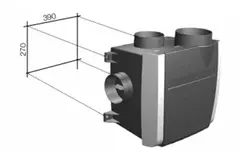Vasco C400 Basic RF LE 400 m³/h + Feuchtigkeitssensor