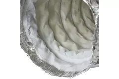 Flexibler Schalldämpfer aus Vliesstoff 125 mm - 1 m