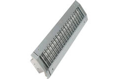Rohrgitter doppelt verstellbar 425x125 mm für Wickelfalzrohre 315 bis 900 mm - DGS-DB425x125