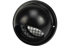 Edelstahl-Pendelrollenrost 125 mm Wanddurchlass - EL-SS-B125 SS RAL9005