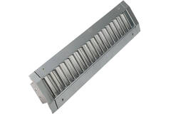 Rohrgitter einzeln verstellbar 225x75 mm für Wickelfalzrohre 160 bis 400 mm - DGS-SB225x75