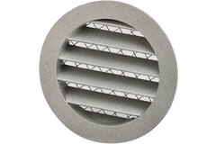 Wandauslass 100 mm Außenluft Aluminium - EL-A-RLP100