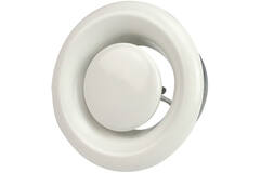 Entlüftungsventil 80 mm Metall - E-DVS80 RAL9010
