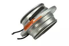Blendenklappe 100 mm - Sendzimir verzinkter Stahl - IRIS100