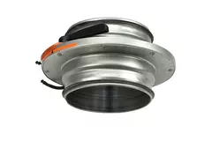 Blendenklappe 100 mm - Sendzimir verzinkter Stahl - IRIS100