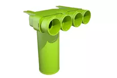 Ubbink Air Excellent 23C Ventiladapter 125 4x90°