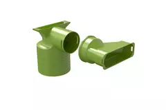 Ubbink Air Excellent 45SC Ventiladapter 125 1x90°