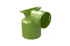 Ubbink Air Excellent 48C Ventiladapter 125 1x90°