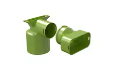 Ubbink Air Excellent 55SC Ventiladapter 125 1x90°