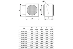 Warmwasserheizregister für Rundkanale- Ø150 - 7,67 kW