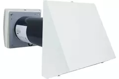 Dezentrale WRG-Lüftungsanlage HRU Wand Ø150 mit 60 m³/h - HRU-WALL-150-60-PEG