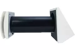 Dezentrale WRG-Lüftungsanlage HRU Wand Ø150 mit 60 m³/h - HRU-WALL-150-60-PEG