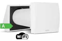Dezentrale WRG-Lüftungsanlage HRU Wand mit Wi-Fi Modul 60 m³/h - Ø150 - HRU-WALL-WI-150-60