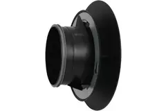 Imaginair RLV Ventil groß Ø 125 mm Montagefedern und Montagering -  Ø 125 mm - Schwarz