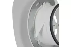 Imaginair RLV  Ø 125 mm Ventil quadratisch Montagefedern und Montagering - Weiß
